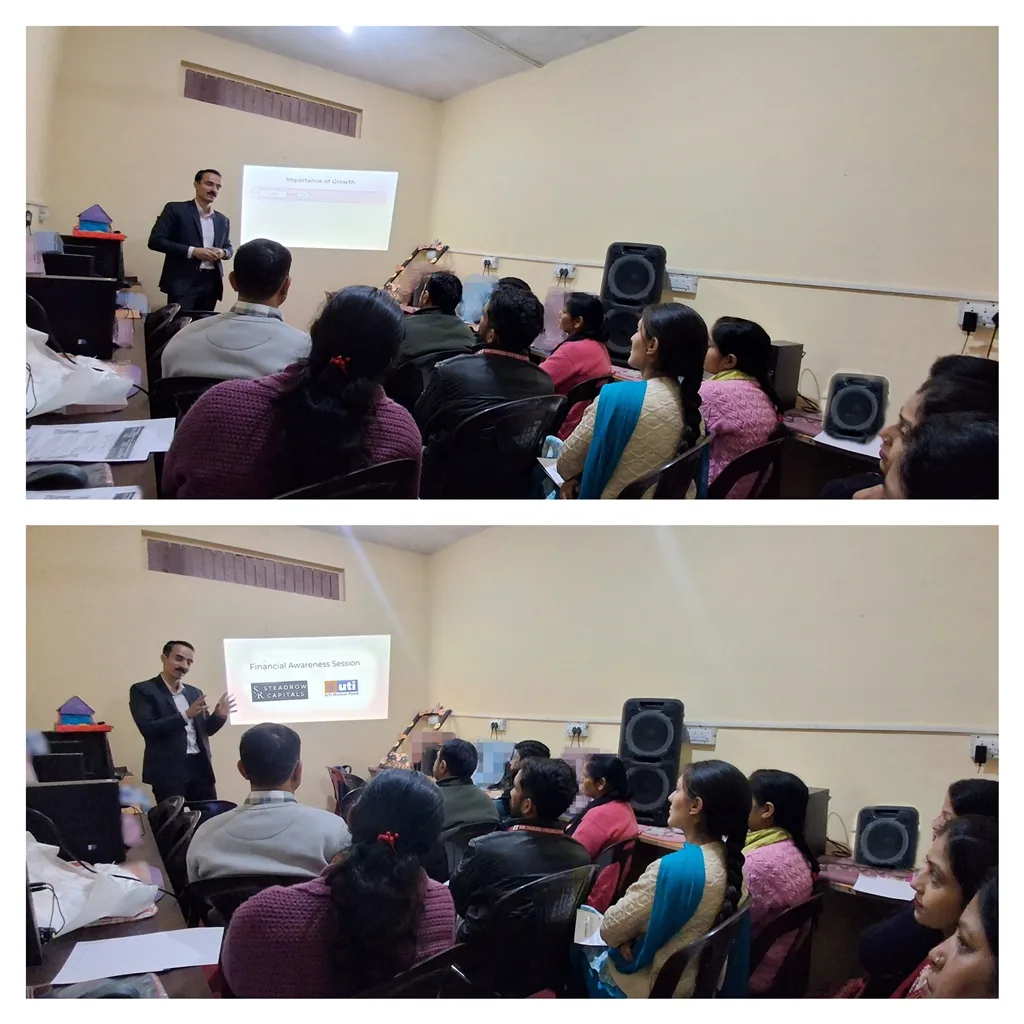 Investment awareness seminar conducted by Steadrow Capitals on mutual funds and SIPs in Dharamshala
