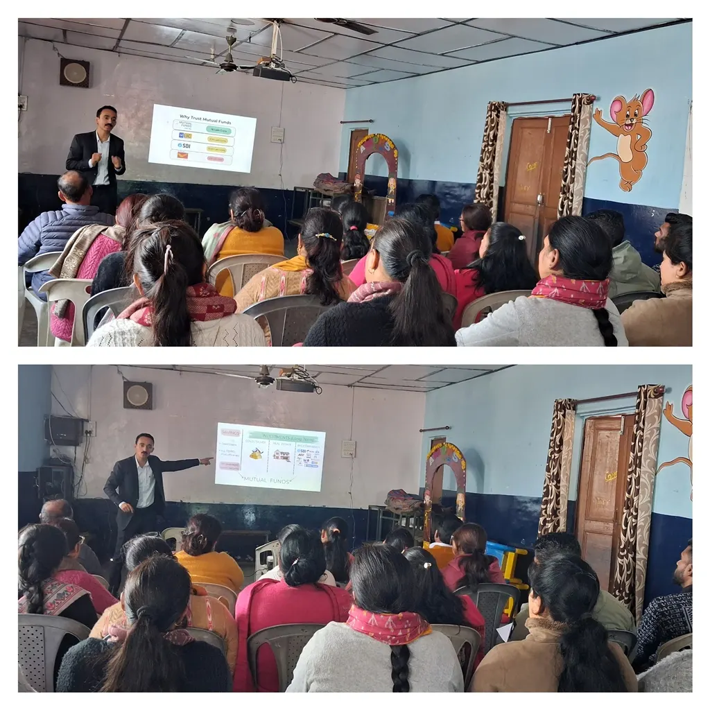 Mutual fund and SIP awareness program organized by Steadrow Capitals for school teachers in Kangra district